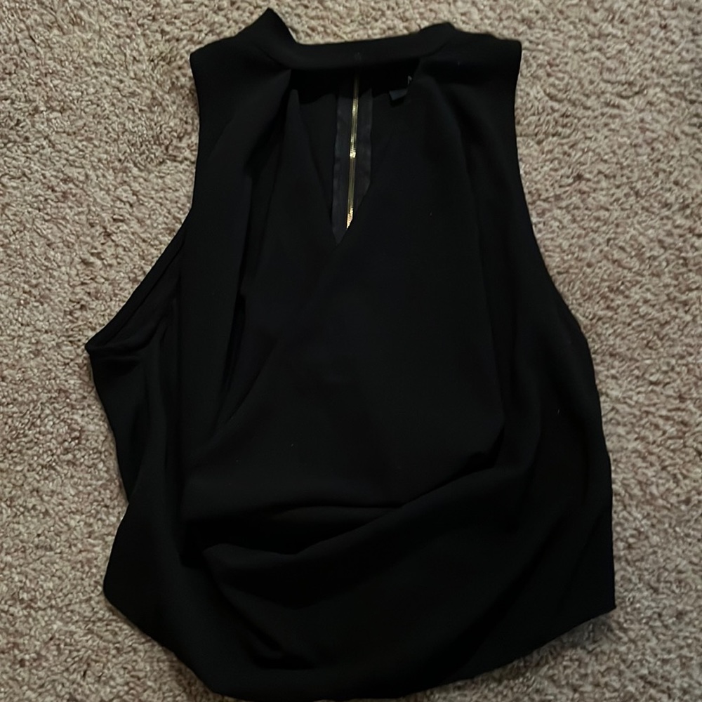 Black crop top